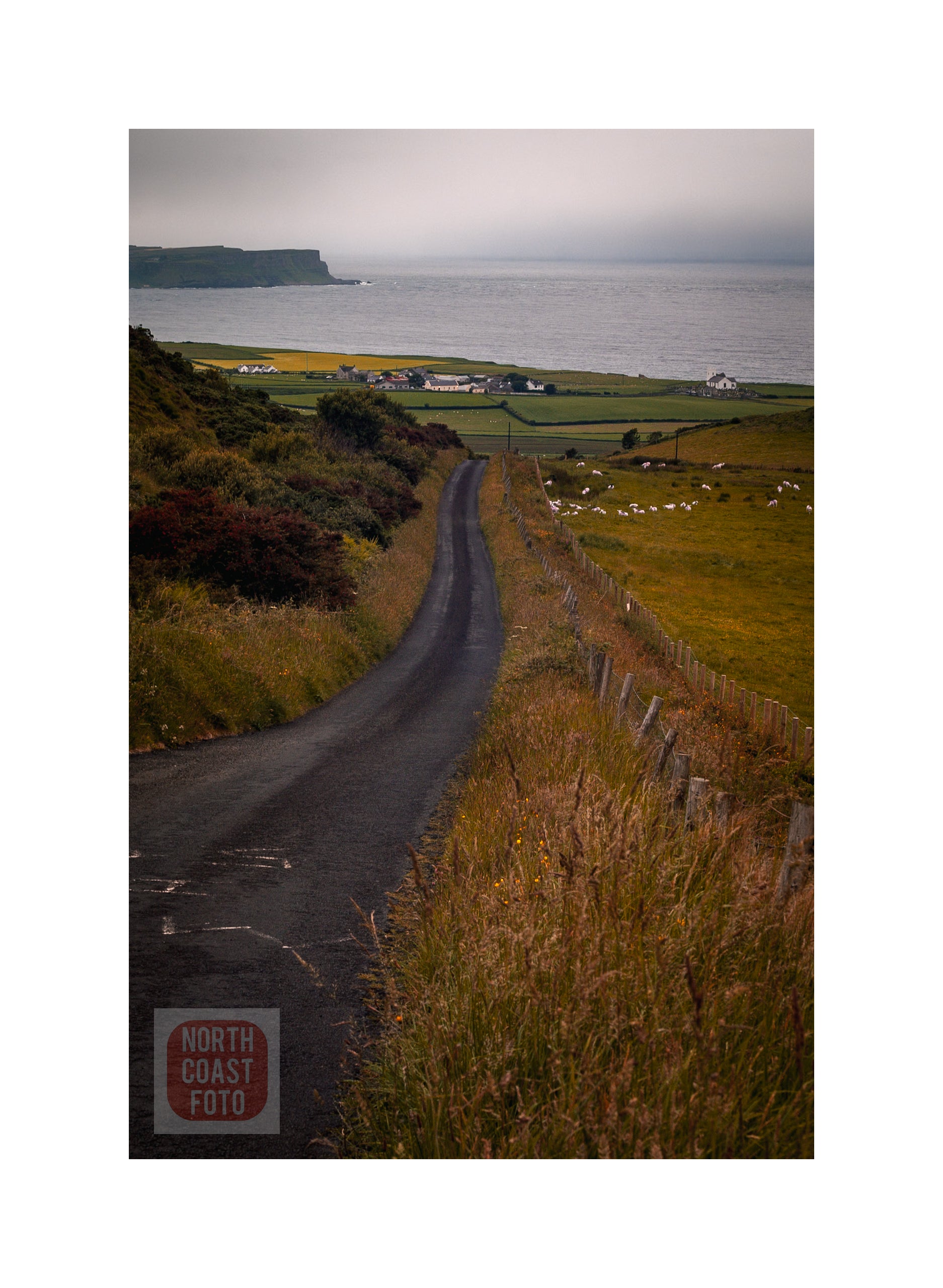 "Ballintoy from Glenstaughey Old Road"