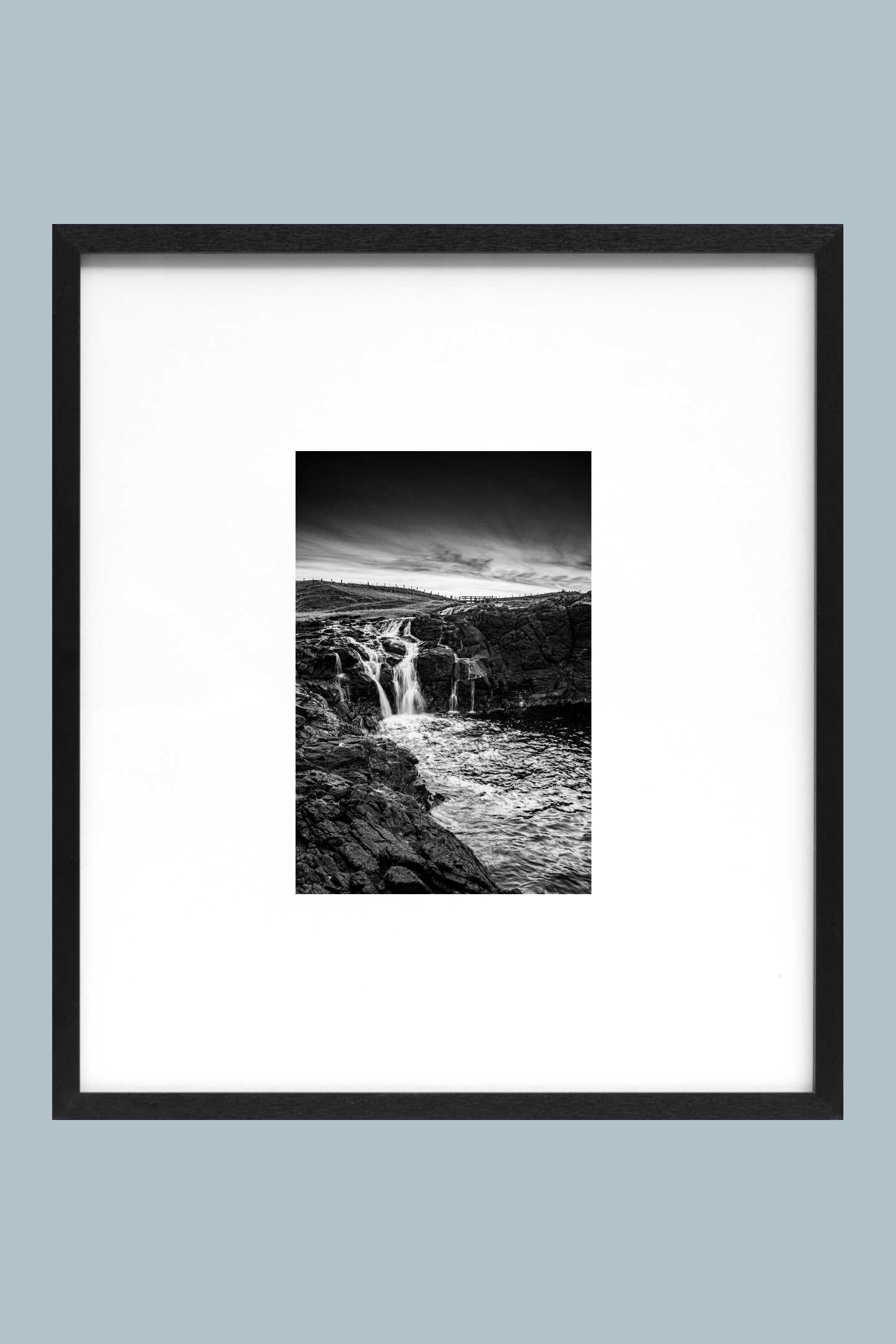 "Dunseverick Waterfall"